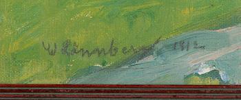 William Lönnberg, oil on board, signed and dated 1912.