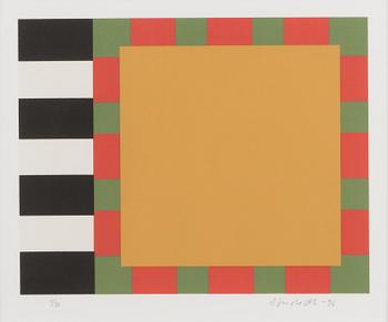 JUHANA BLOMSTEDT, serigrafi, signerad och daterad-96. Märkt 11/90.