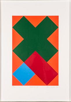 PAUL OSIPOW, serigrafi, signerad, daterad -90 och numrerad 38/100.