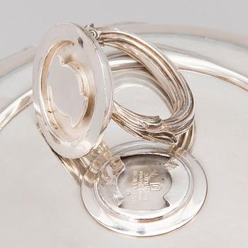 KAROTTER, 2 st, försilvrad, Mappin & Webb, England 1900-tal.