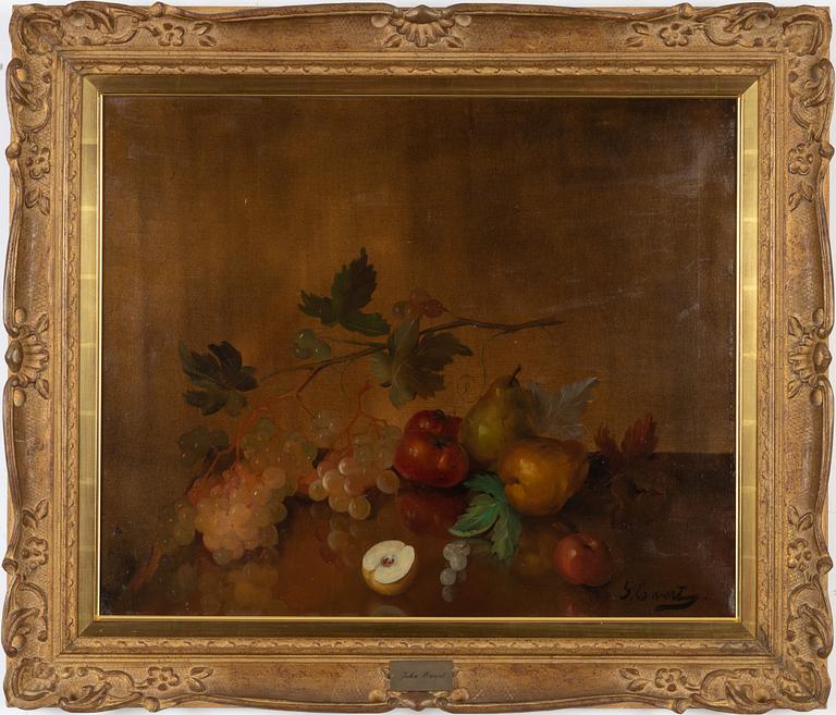 Oidentifierad konstnär, omkring år 1900, olja på duk, signerad.