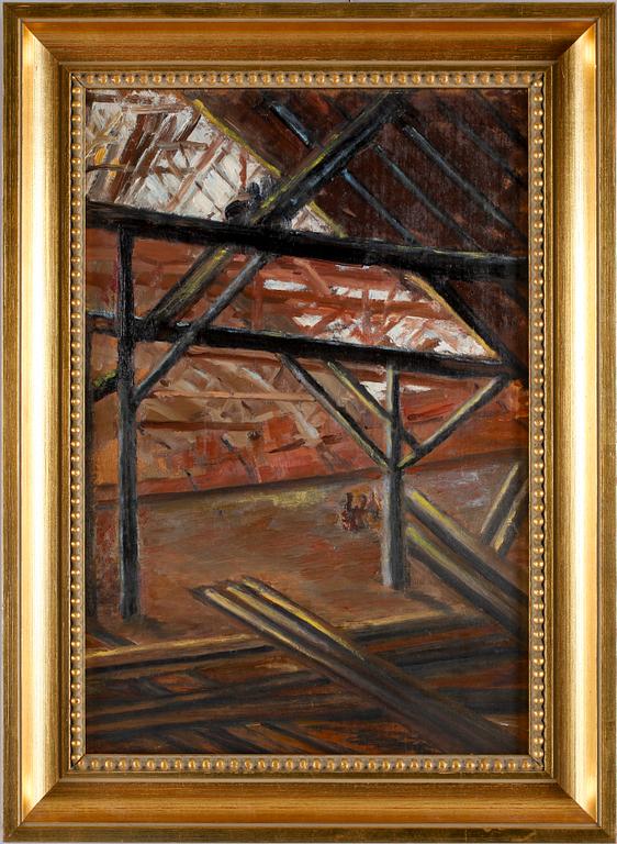 GOTTFRID KALLSTENIUS, tillskriven, olja på pannå, stämpelsign. á tergo.
