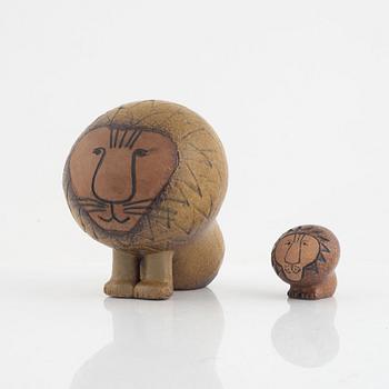 Lisa Larson, two stoneware figurines, Gustavsberg.