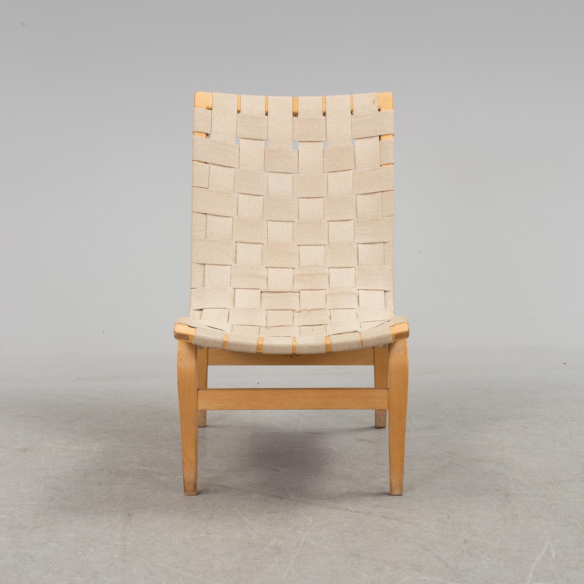 An 'Eva' easy chair by Bruno Mathsson, DUX, second half of the 20th century.