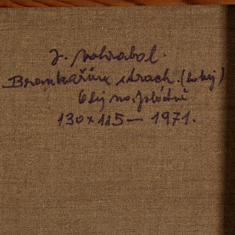 Josef Vohrabal, öljy kankaalle, signeerattu ja päivätty 1971.