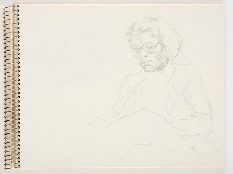 Lotte Laserstein, Sketchbook with approximately 42 drawings, of which 1 is signed.