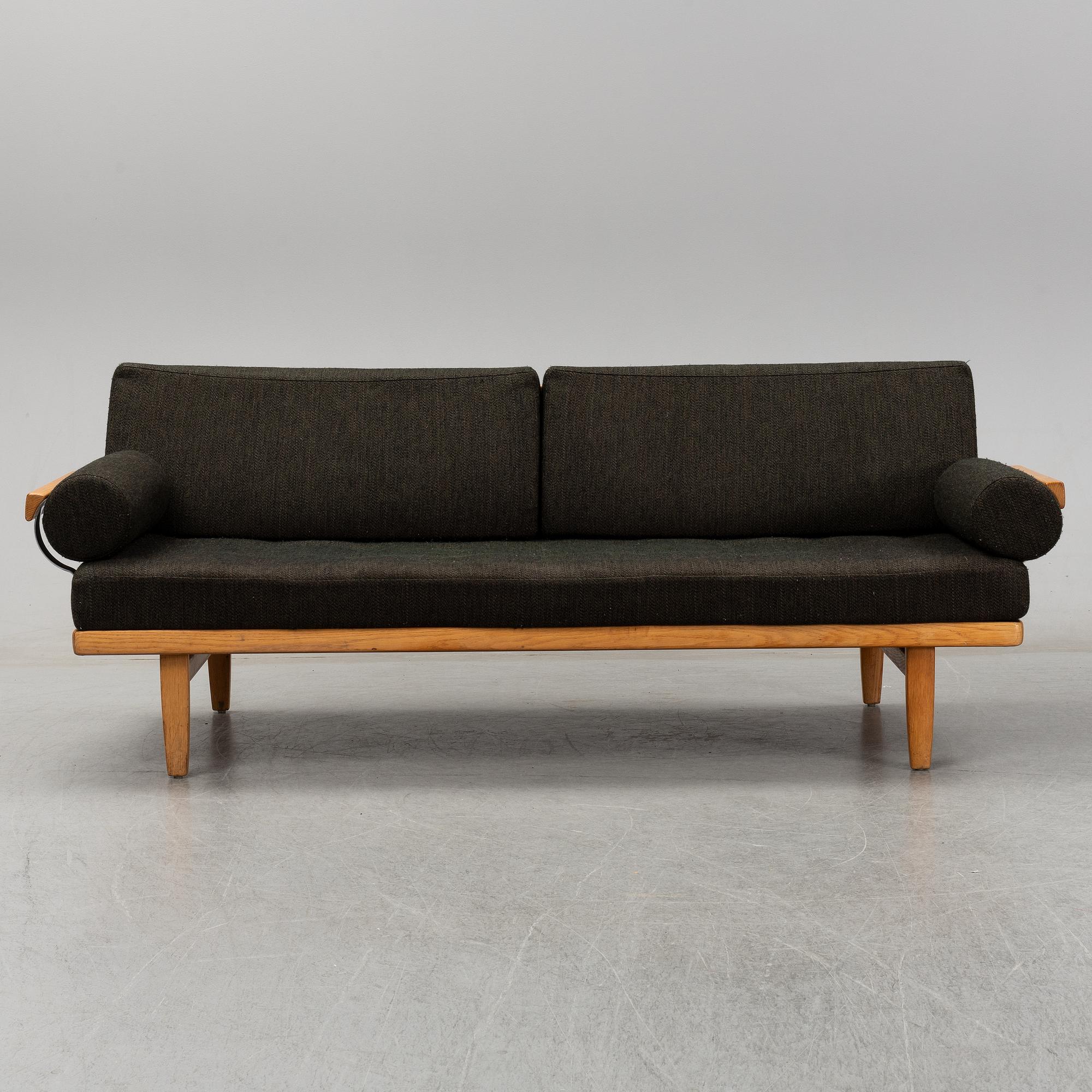 An 1960's Daybed/sofa 'Carina' by Alf Svensson and Yngvar Sandström for Kock AB Möbel, Sweden.