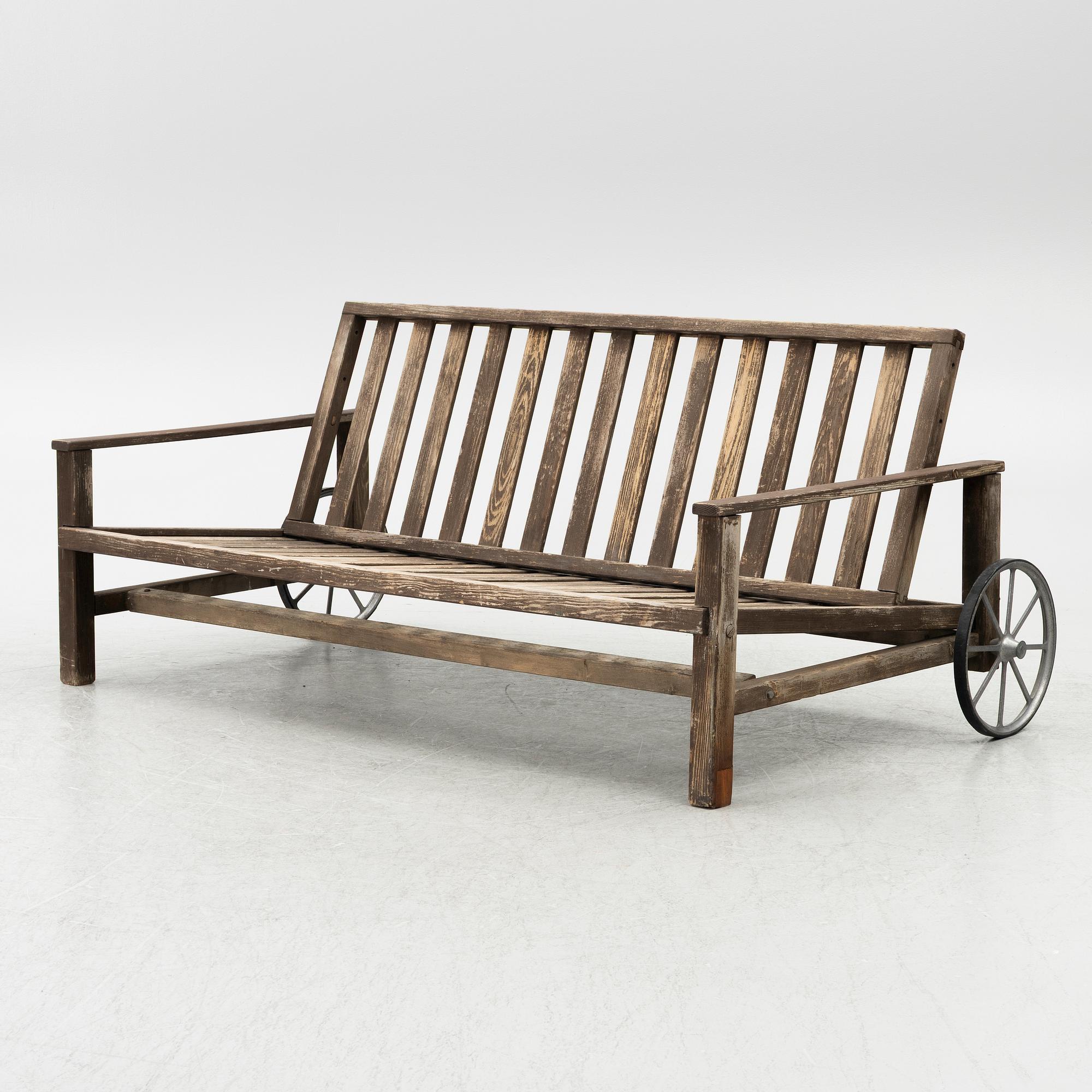 Elsa Stackelberg, a garden sofa, Fri Form, Sweden.