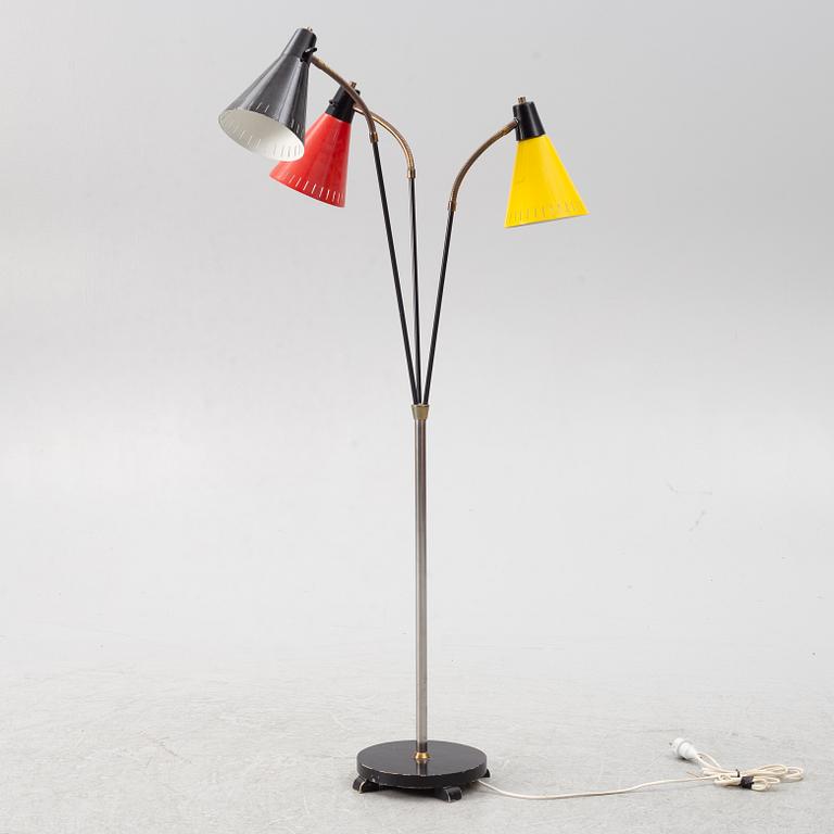 An ÖIA floor lamp, Swedish Modern, 1950s.