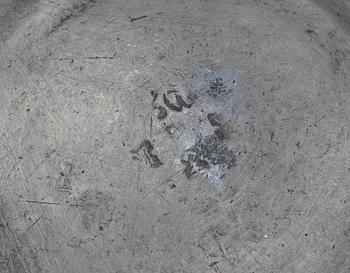 GRÖTSKÅL, tenn, Johan (II) Philip Kruth, verksam 1789-1823 i Norrköping.