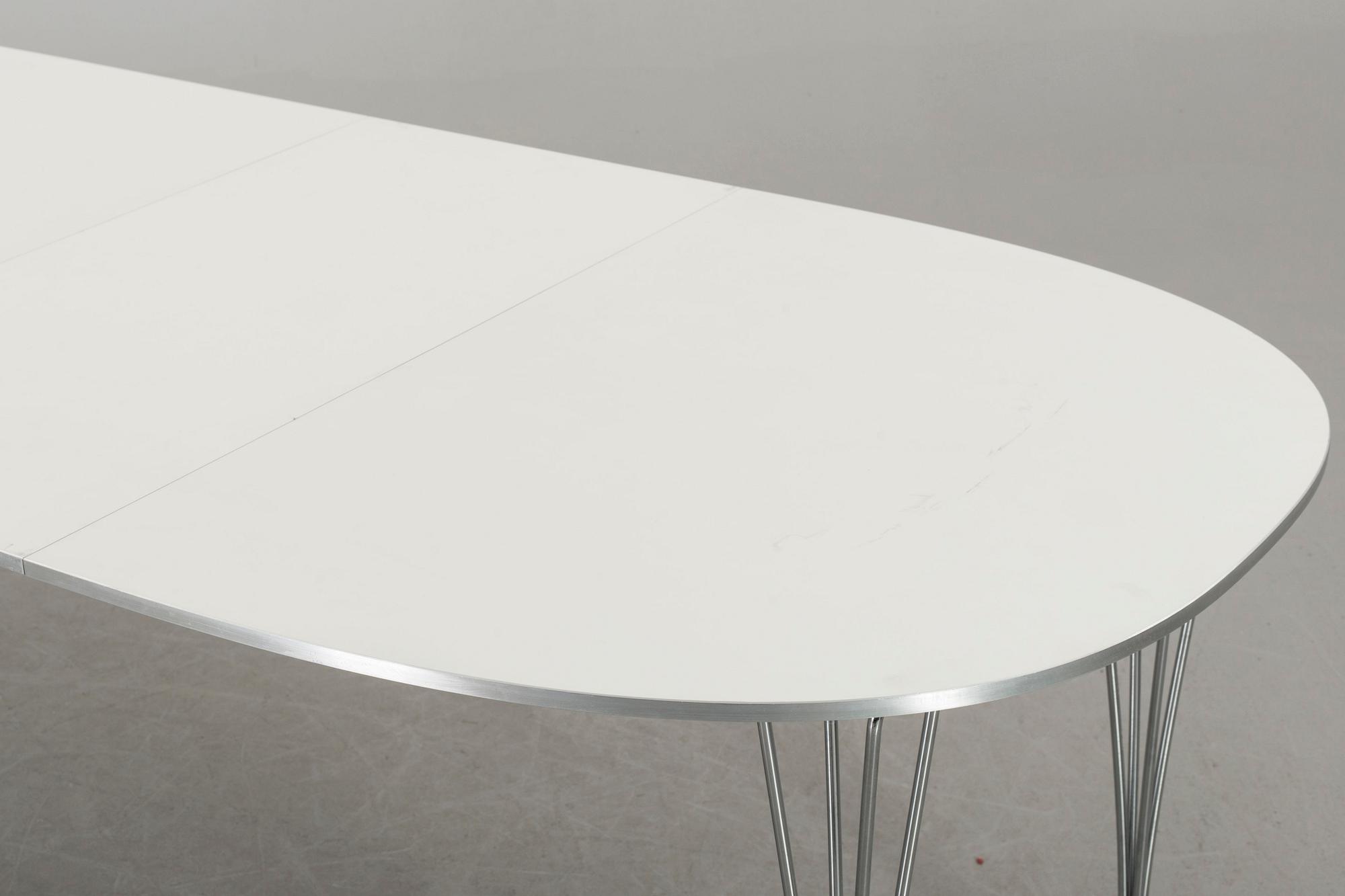 A BRUNO MATHSSON AND PIET HEIN "SUPERELLIPS" TABLE, Fritz Hansen, Denmark.