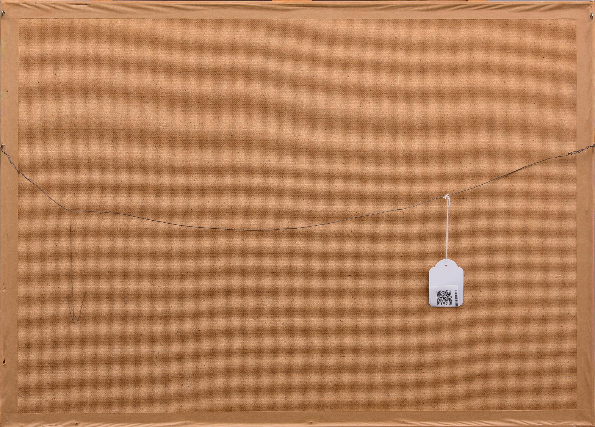 GUNNEL SALLMÉN, olja på masonit, signerad.