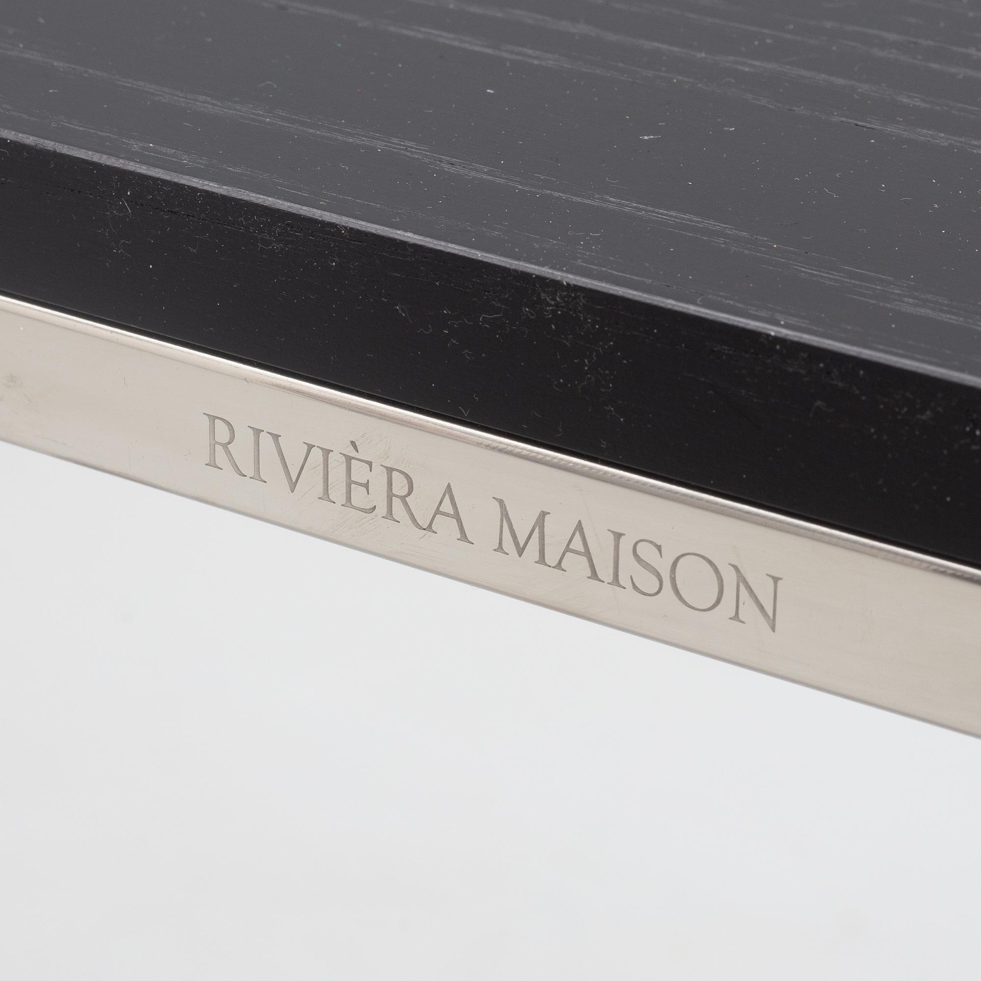 A est of two side tables, Rivièra Maison, contemporary.