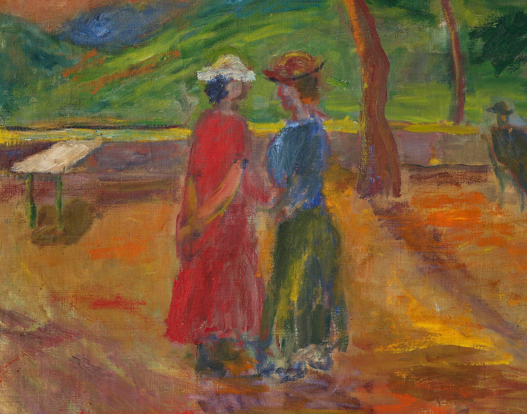 Ivan Ivarson, "Slottsplatsen i Cagnes".