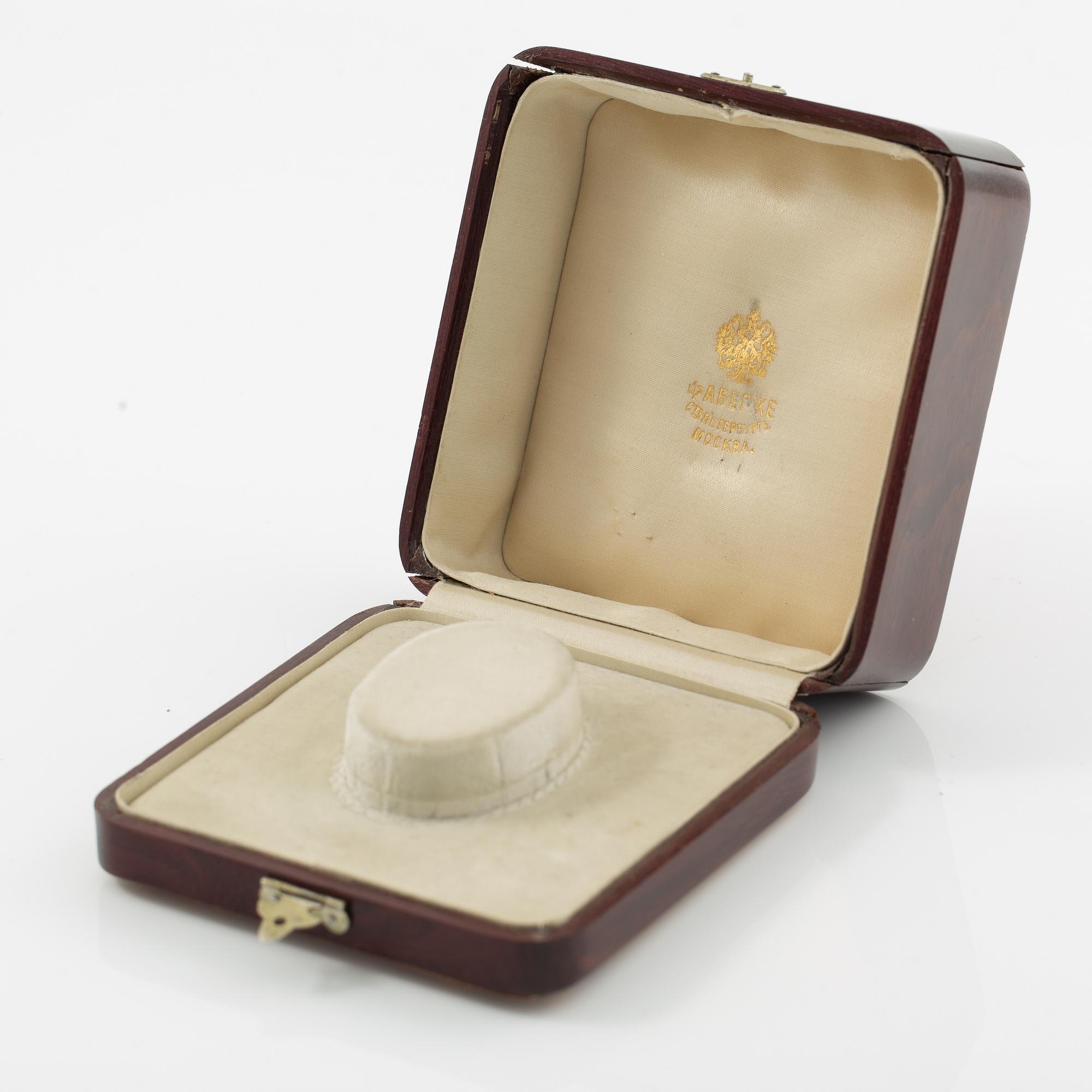 A case, marked Fabergé.
