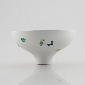 Stig Lindberg, a faience bowl, Gustavsbergs Studio, 1940's/50's.