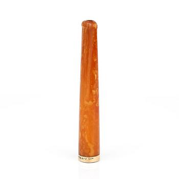 CIGARETTMUNSTYCKE, 18k  guld, CG Hallberg, 1928.
