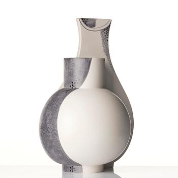 Wilhelm Kåge, an important "Surrea" stoneware vase, Gustavsberg, ca 1940.