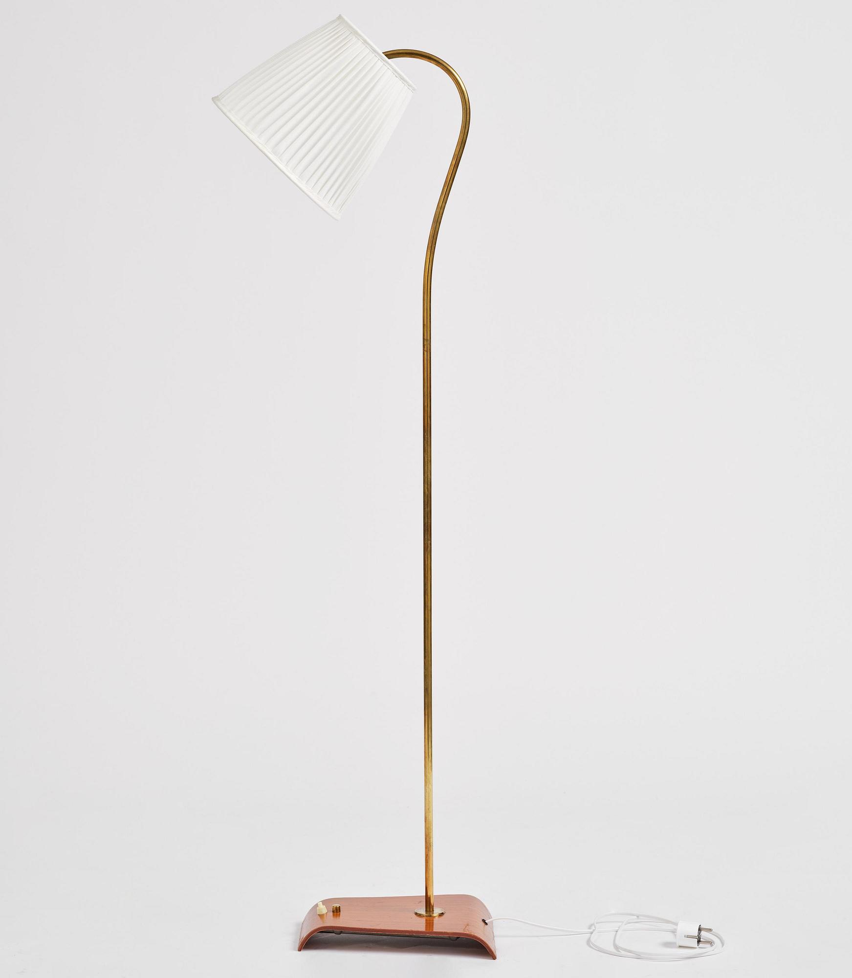Bertil Brisborg, a floor lamp, Nordiska Kompaniet, 1940s–50s.