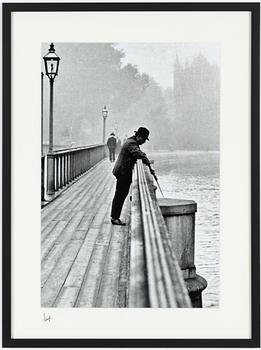 Åke Lange, "Fiskare på Skeppsholmsbron", 1937.
