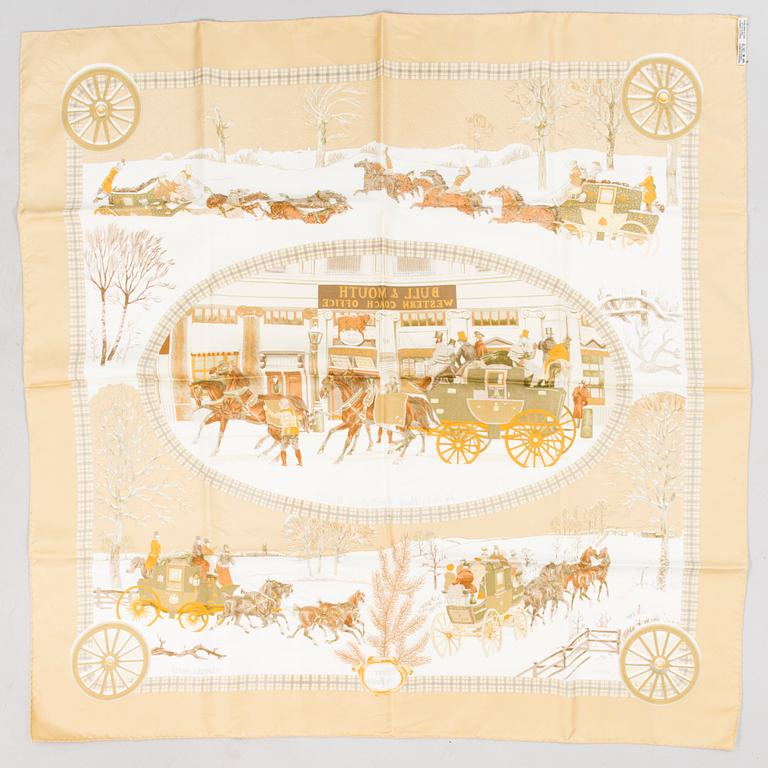 HERMÈS, SIDENSCARFAR, 2 st.