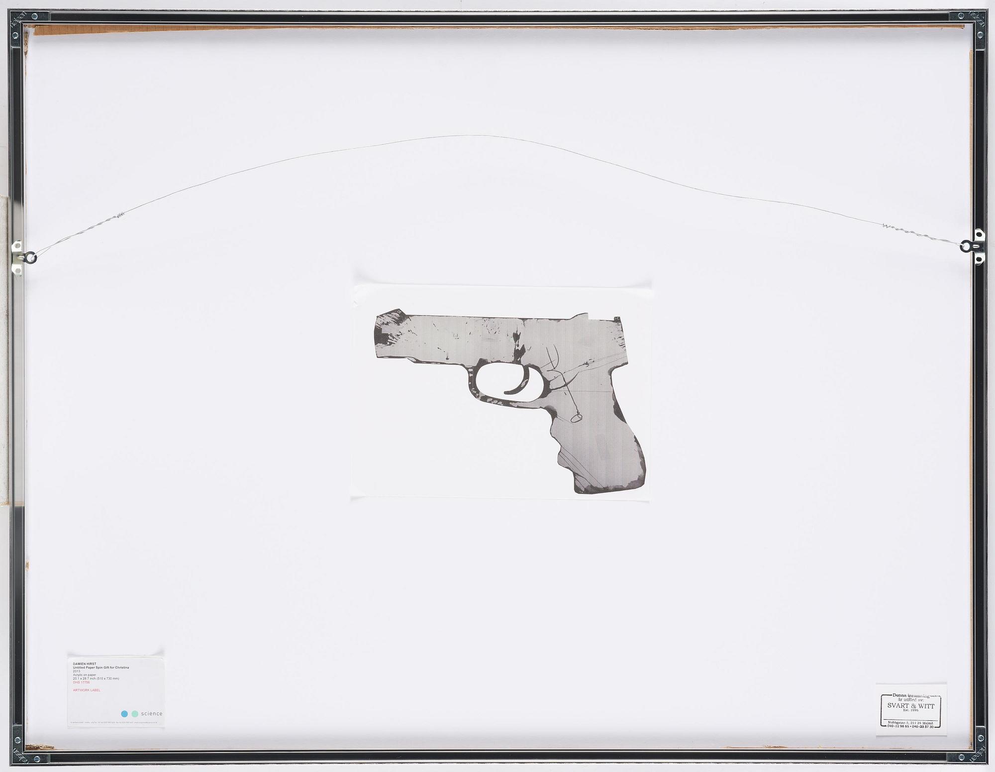 Damien Hirst, "Untitled Paper Spin Gift for Christina".