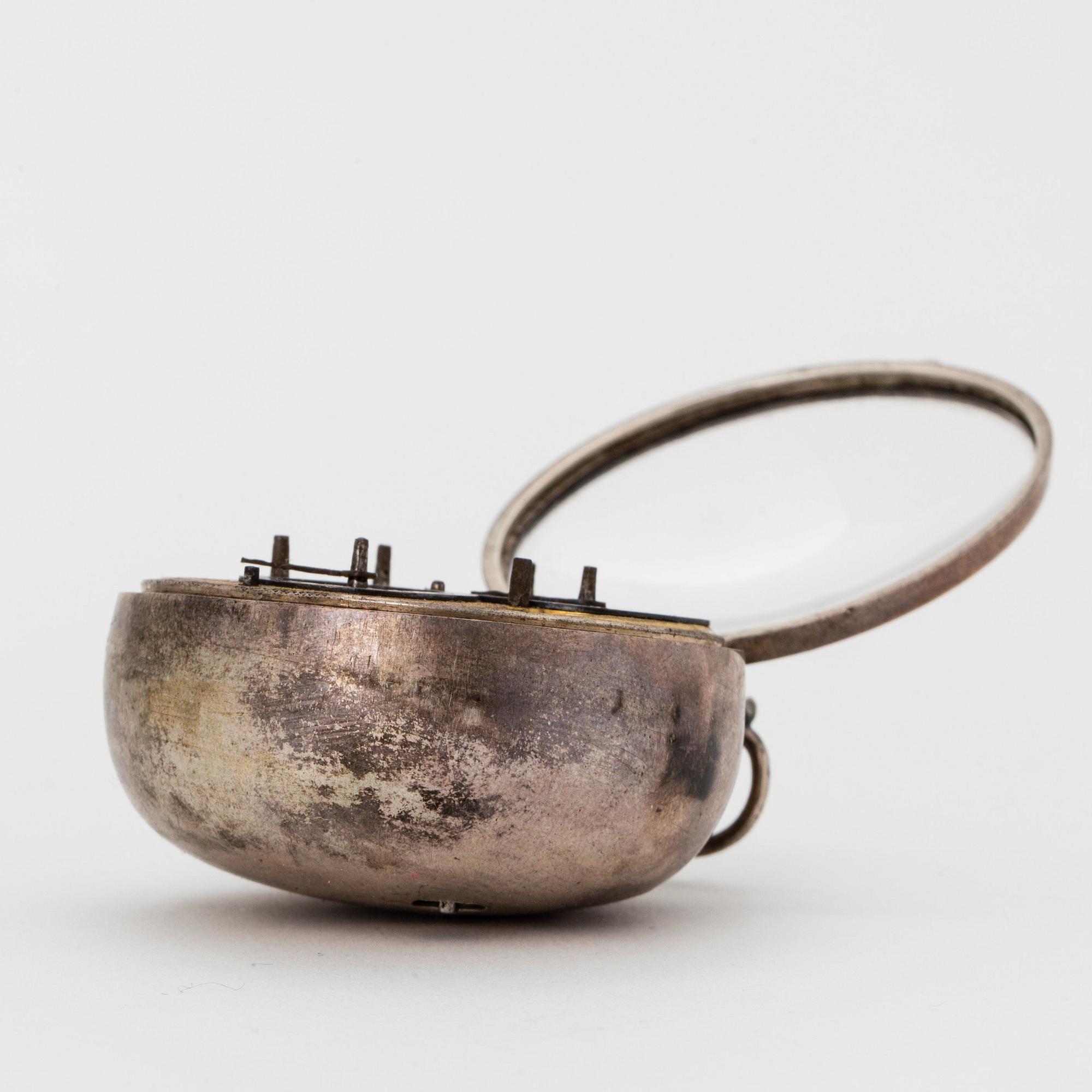 Henri de Bary, fickur, silver, sannolikt sent 1600-tal.