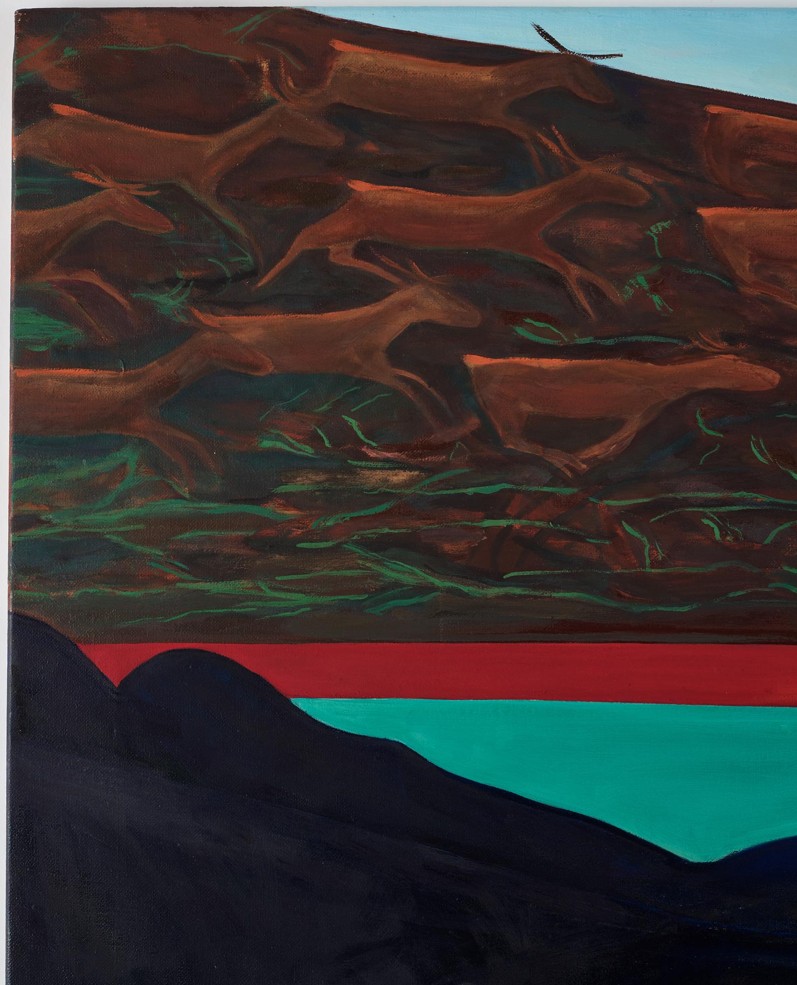 Eva Wolgers, oil on canvas, signed and dated -91.