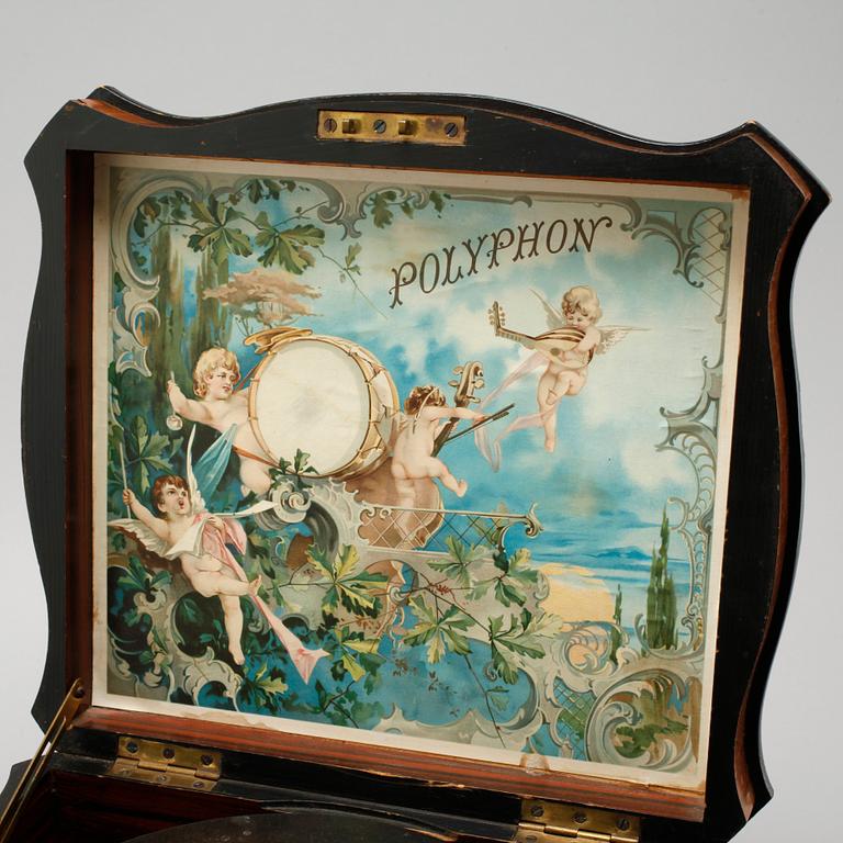 A Polyphon music box, from aroudn year 1900.