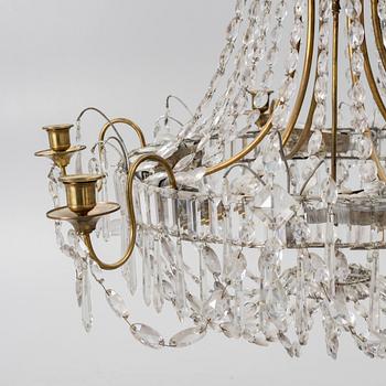 An Empire style chandelier, second half of the 20th century.