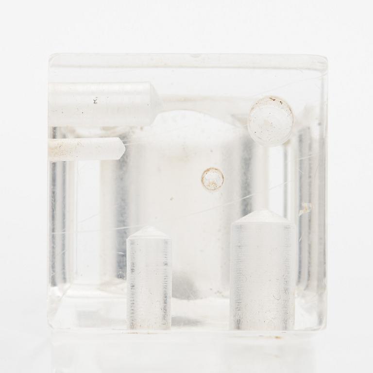 Siv Lagerström, three rings, acrylic plastic, 1970s.