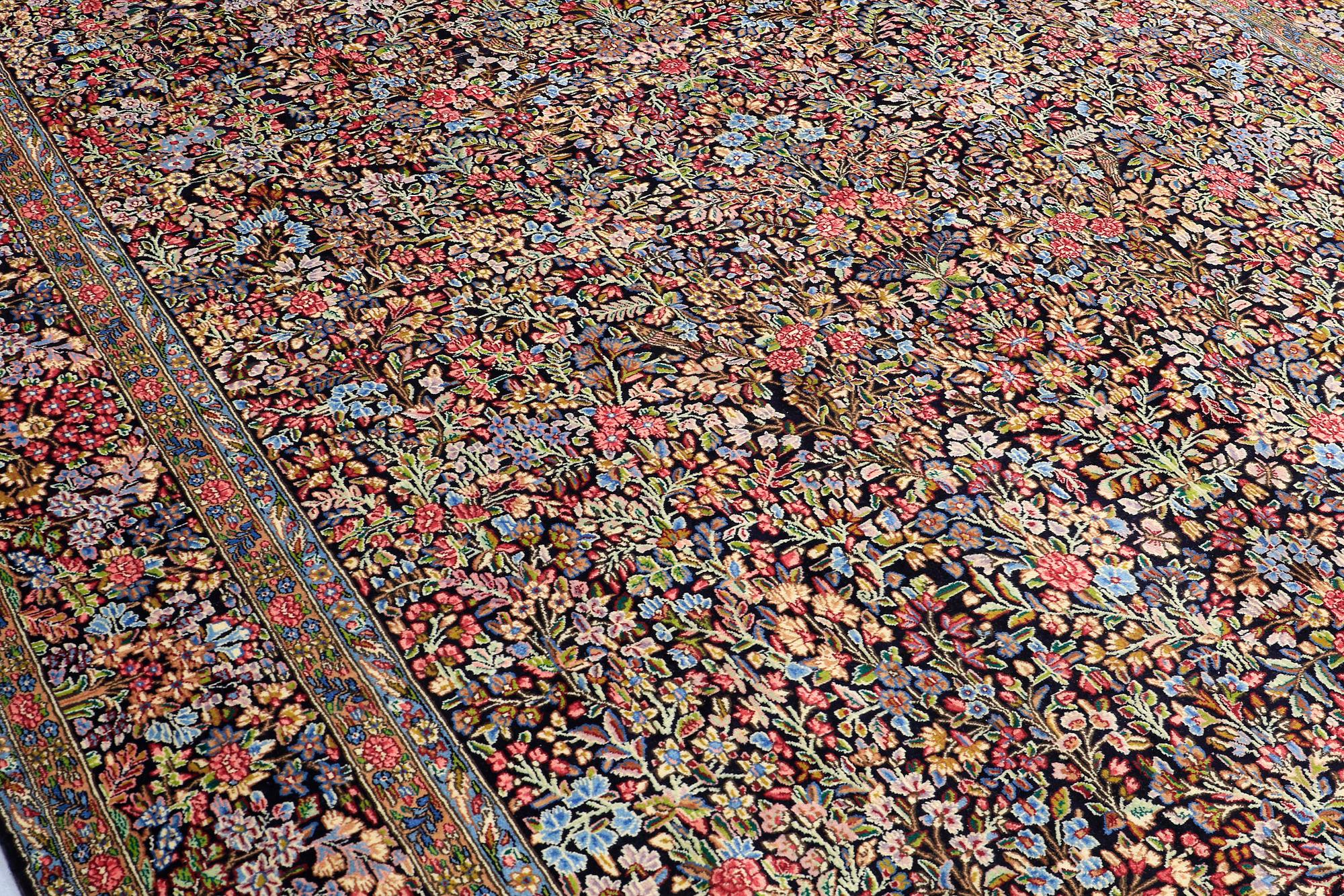 A CARPET, Kirman, ca 405 x 308 cm.