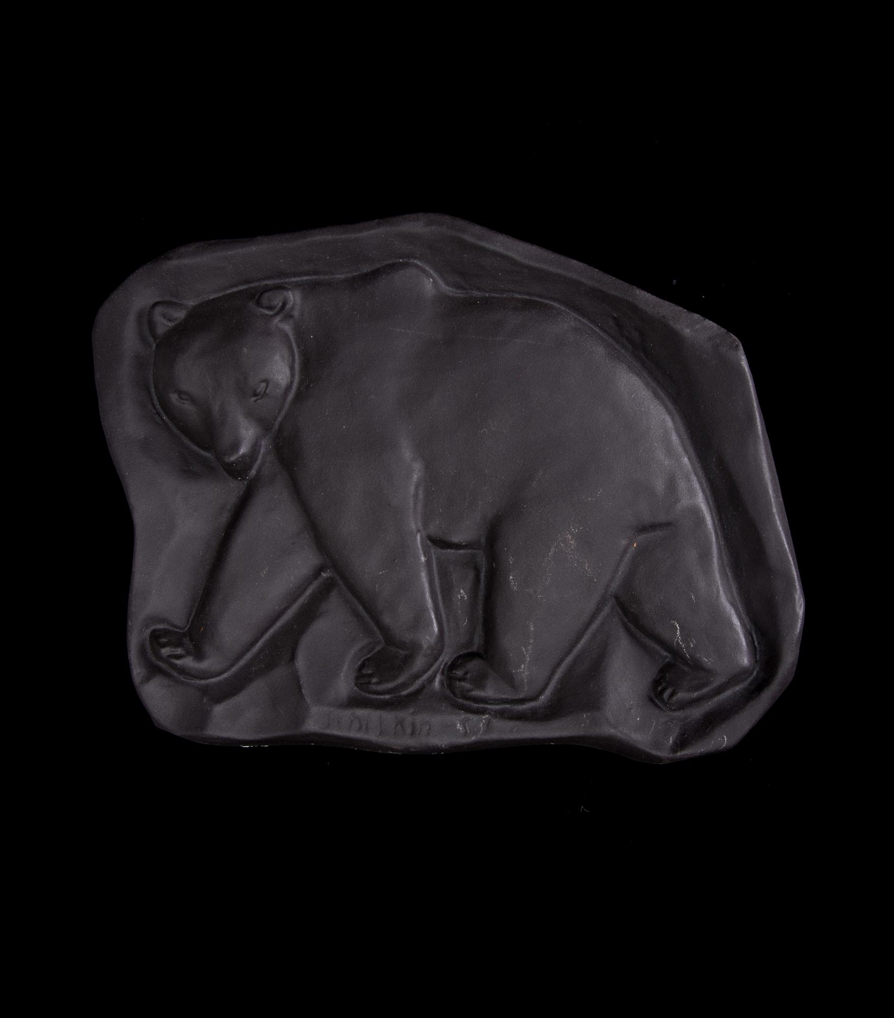 MIKAEL SCHILKIN, relief, gjutjärn, Högfors, signerad och daterad -57.