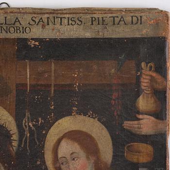 Italian school, probably 17th century, True portrait of the most holy pieta of Caninbio.