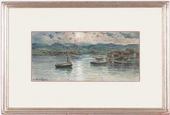 Anna Gardell-Ericson, Translation: "Evening by the coast.".