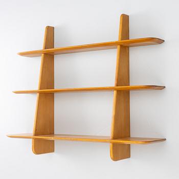 Ilmari Lappalainen, vägghylla /bokhylla "Leo", Asko 1900-talets mitt.