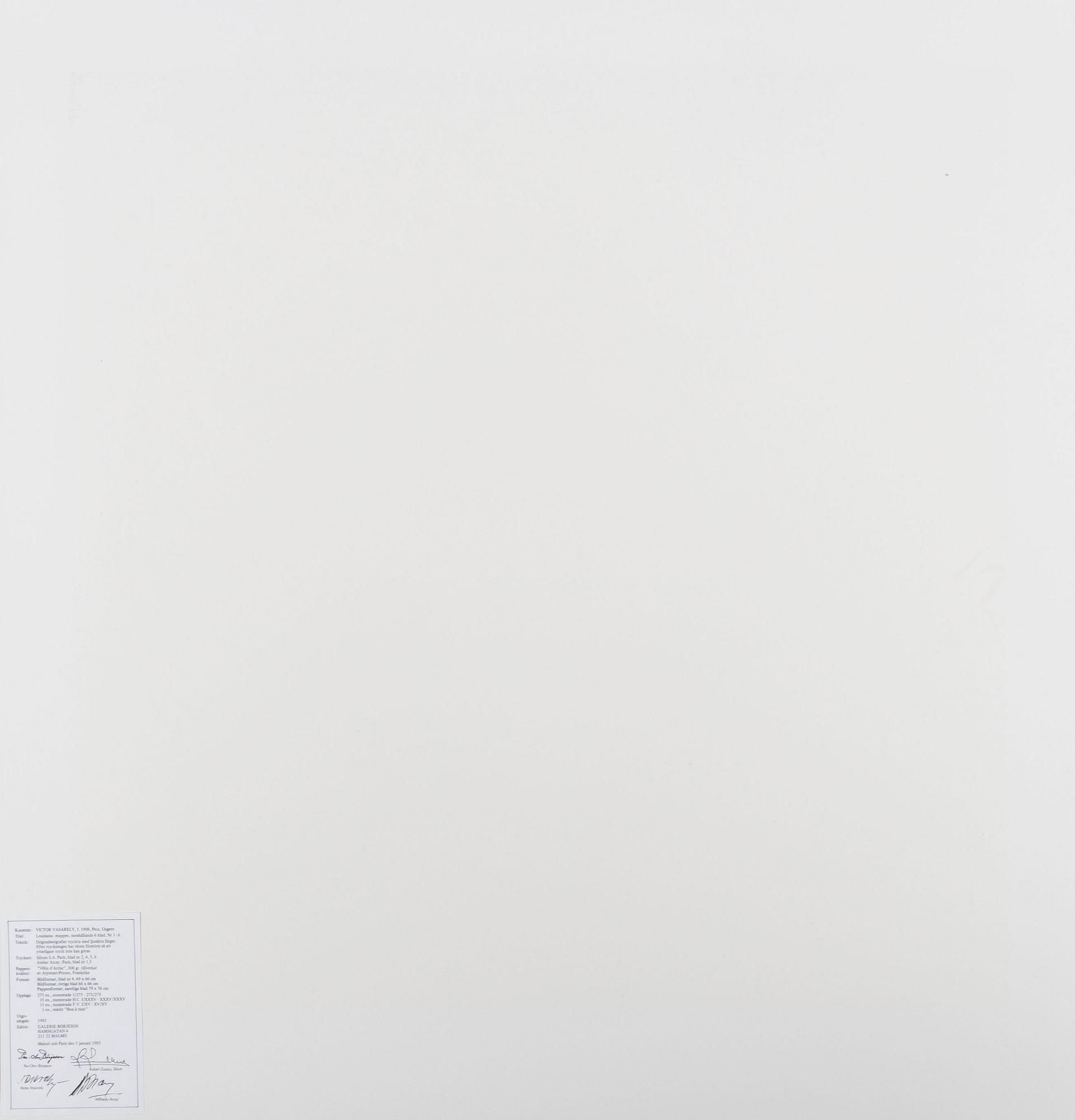 Victor Vasarely, "Louisiana 6".