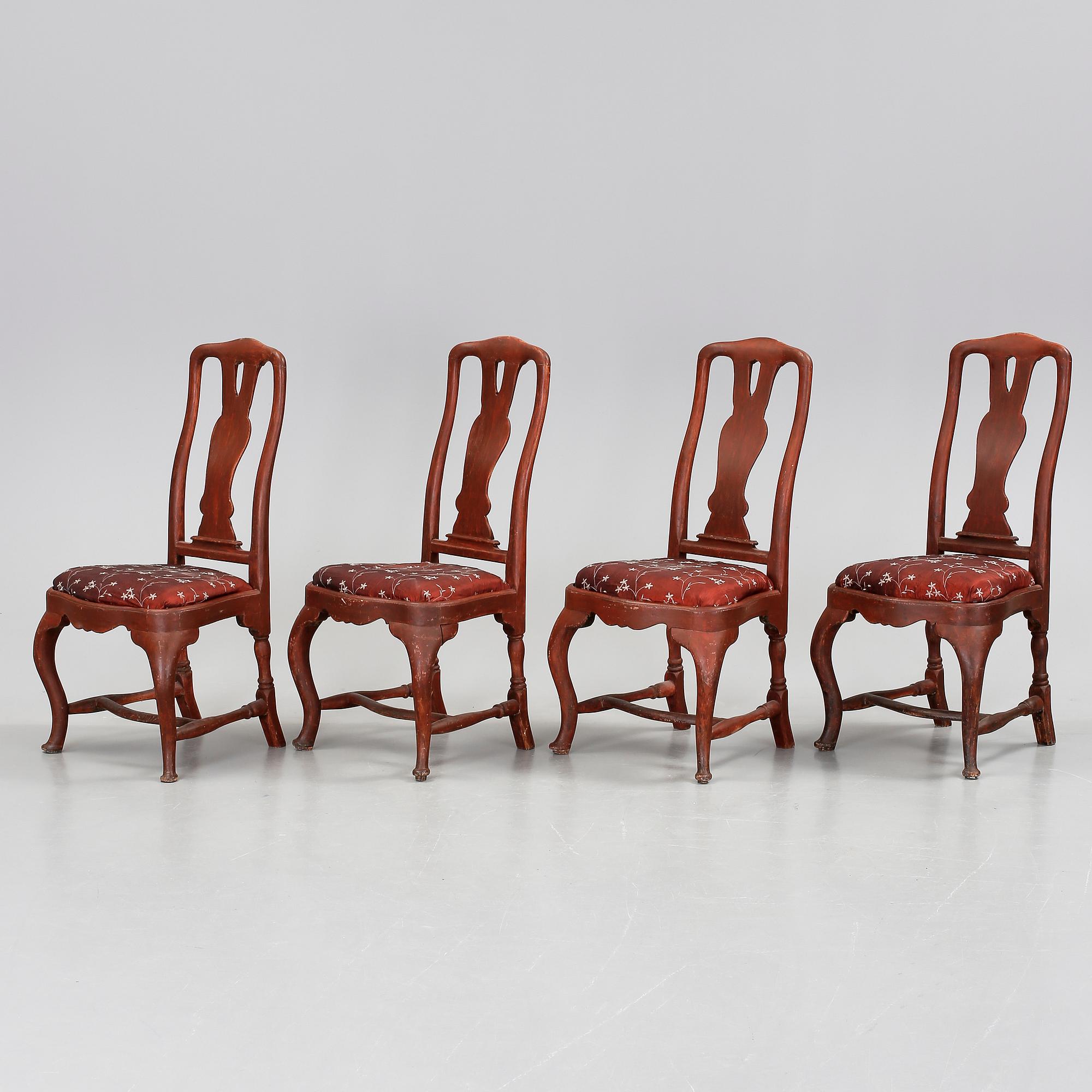 STOLAR, 4 st, senbarock, 1700.tal.