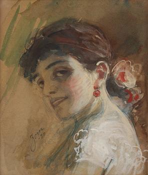 744. Anders Zorn, Portrait of a young Southern woman.