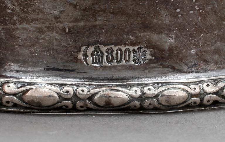 PARTI SILVER, 7 st, däribland Tyskland, ca 502 g.