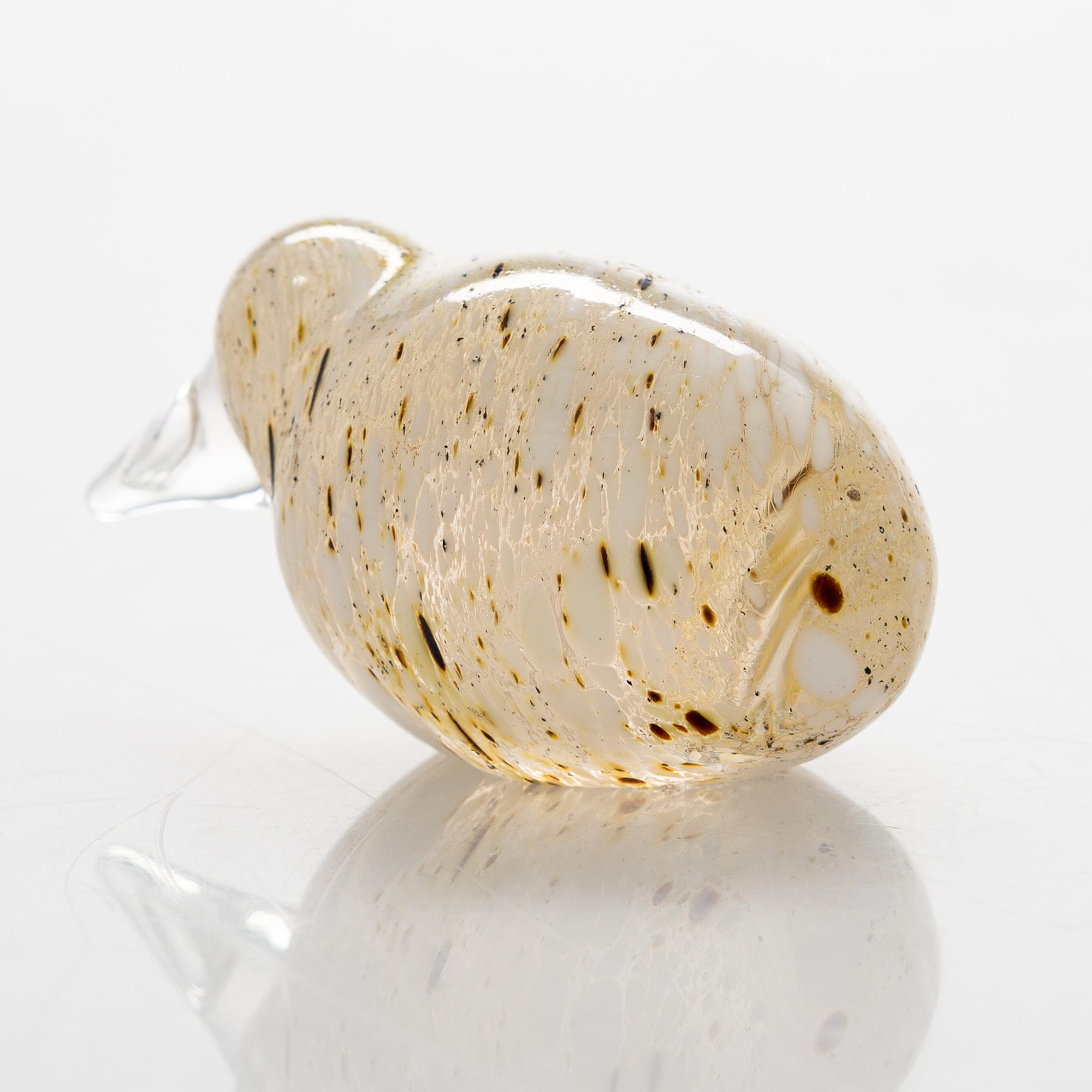 Kaj Franck, an 'Art Kiwi' glass bird signed Kaj Franck Nuutajärvi Notsjö.