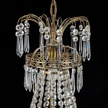 A mid 20th century chandelier.