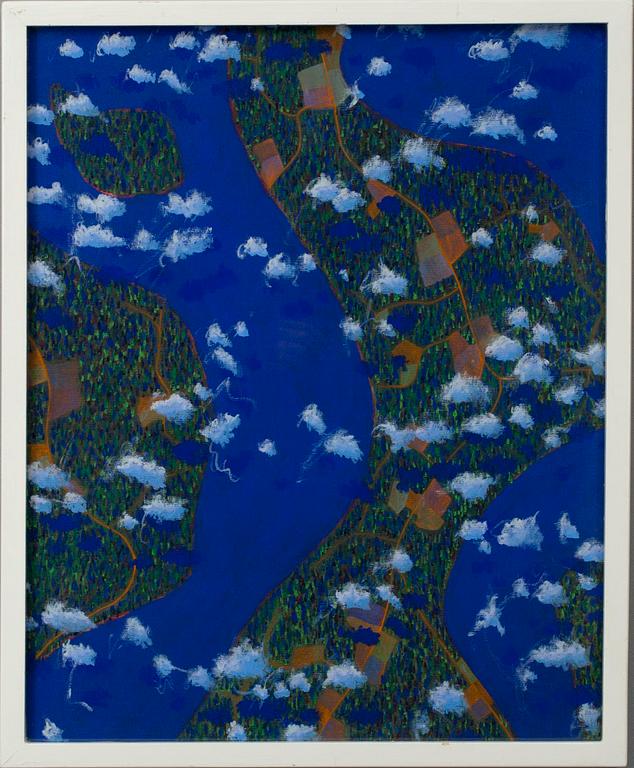 KRISTIAN KROKFORS, olja på duk, sign. och dat. -90.