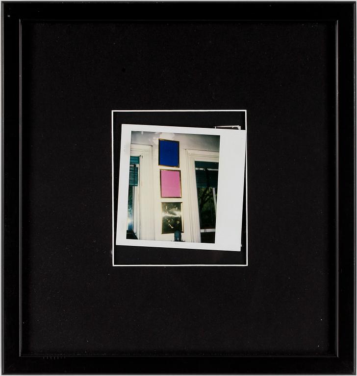 ANDY WARHOL, polaroidbild, osignerad, stämpelsignerad (stamp of authenticity) "Estate of Andy Warhol".