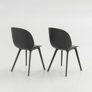 GamFratesi, chairs, 4 pcs, "Beetle Chair", Gubi, Denmark.