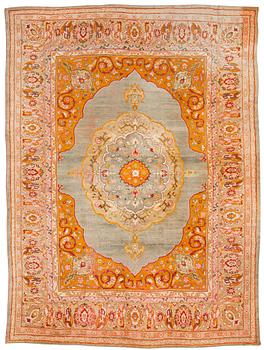 1329. ANTIQUE USHAK. 493,5 x 365 cm.