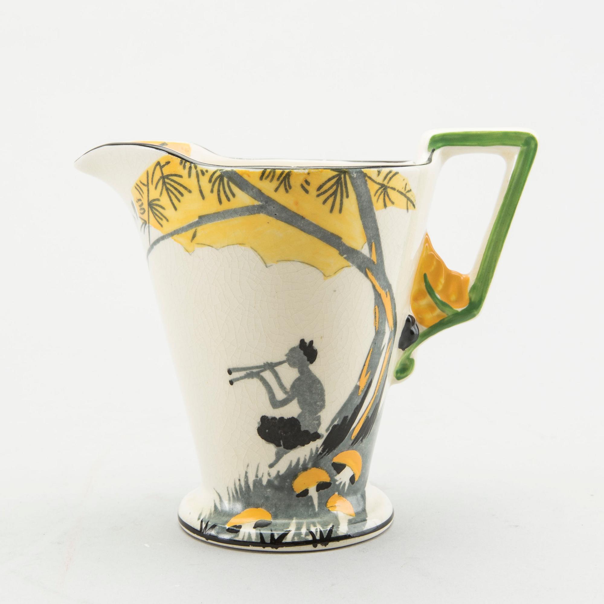 A 45+ 8 pcs Burleigh art deco dinner service.