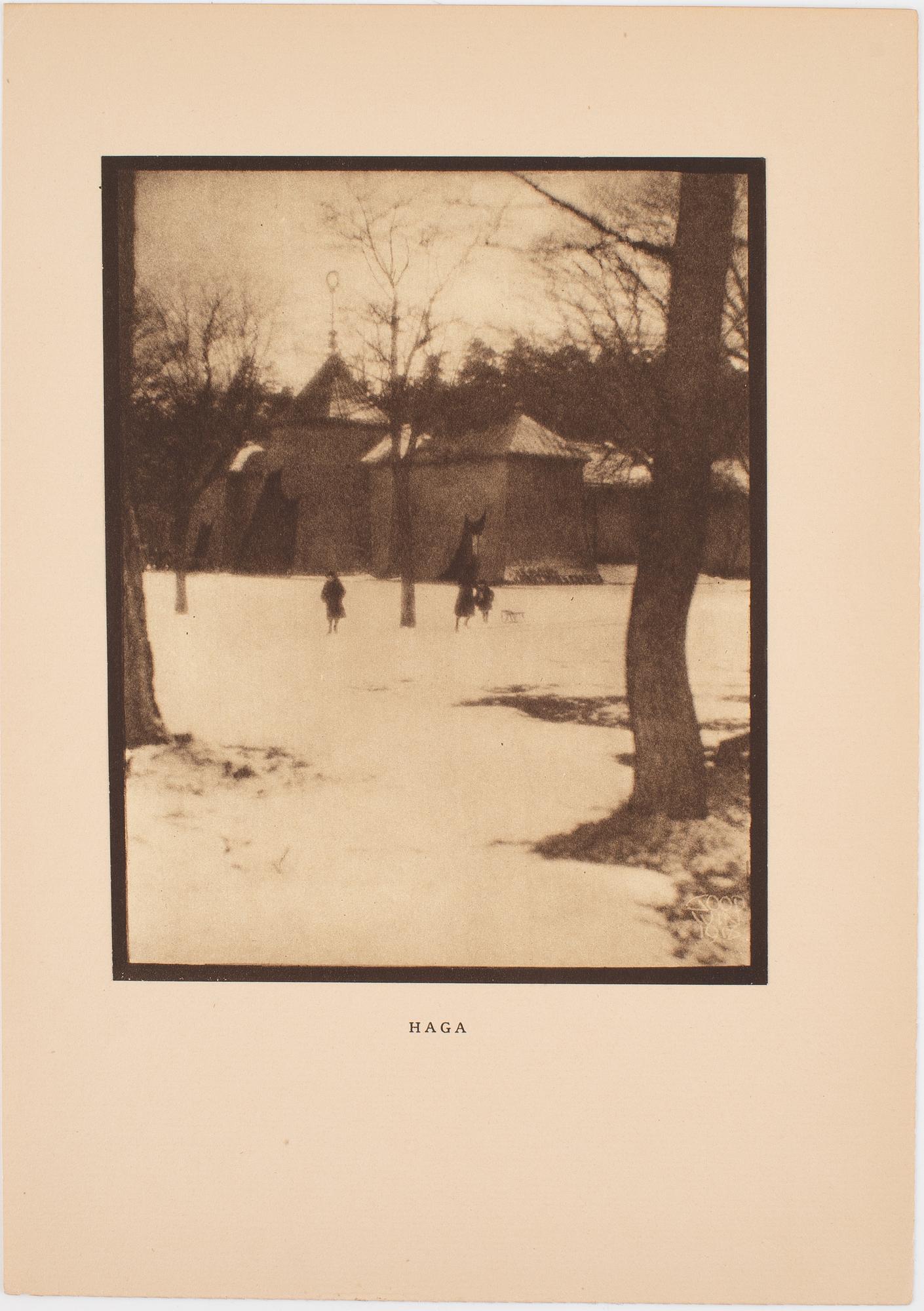 Henry B. Goodwin, four photo gravures from the book 'Vårt vackra Stockholm', signed in the negative.