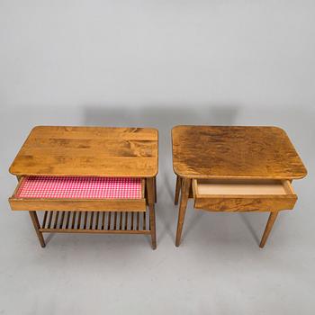 Two 1950s tables for Lahden Puukalusto Ltd.