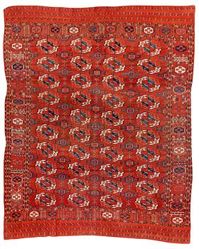 869. ANTIQUE TEKKE. 272,5 x 219,5 cm.